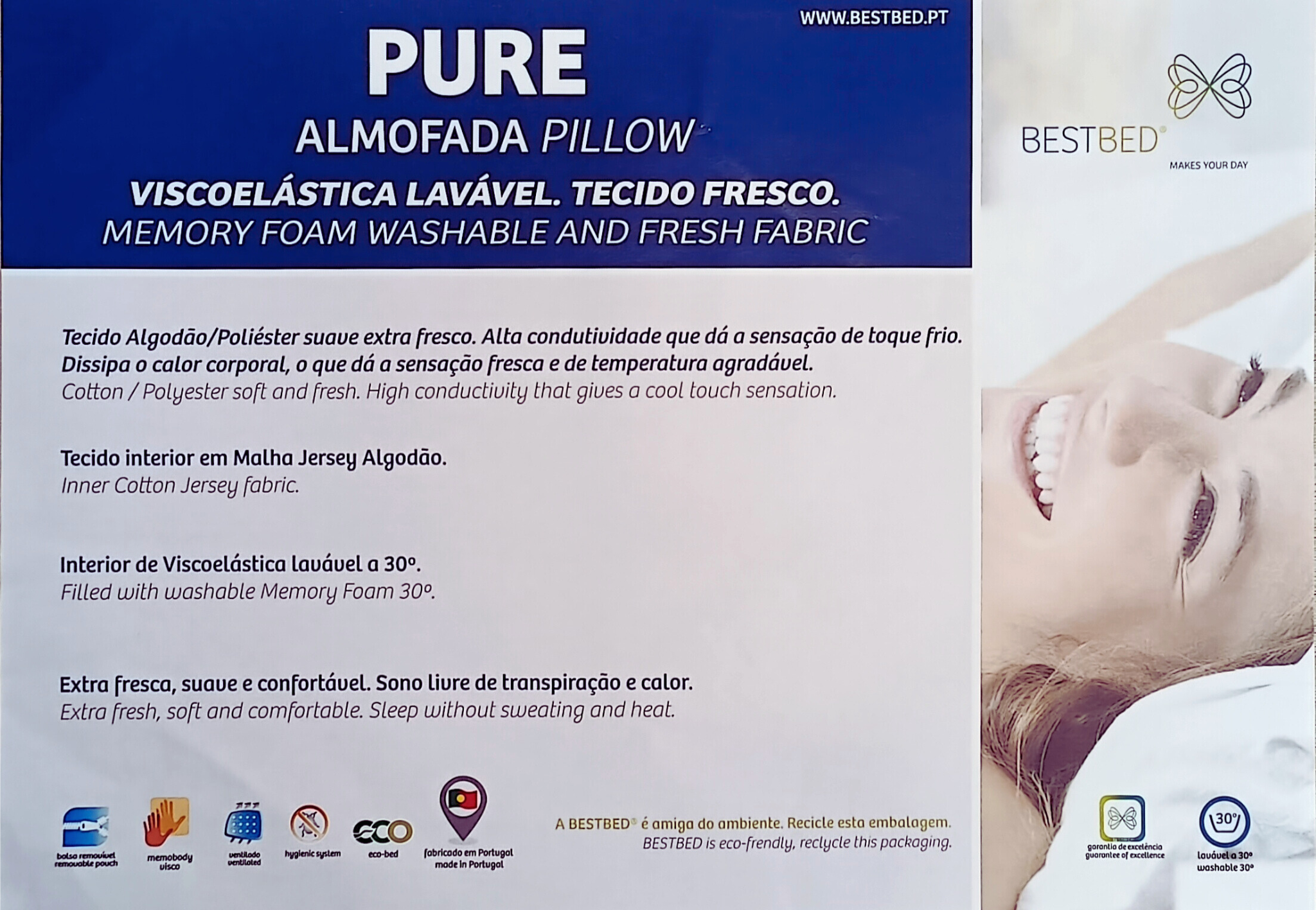 Almofada PURE 65X45cm